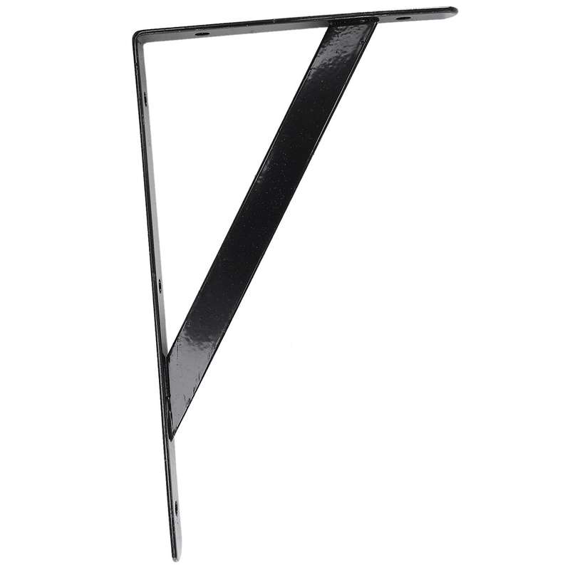 Shelf Bracket, Inch Shelf L Brackets 6-pack, Black 20 X 12cm