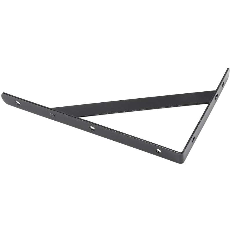 Shelf Bracket, Inch Shelf L Brackets 6-pack, Black 20 X 12cm