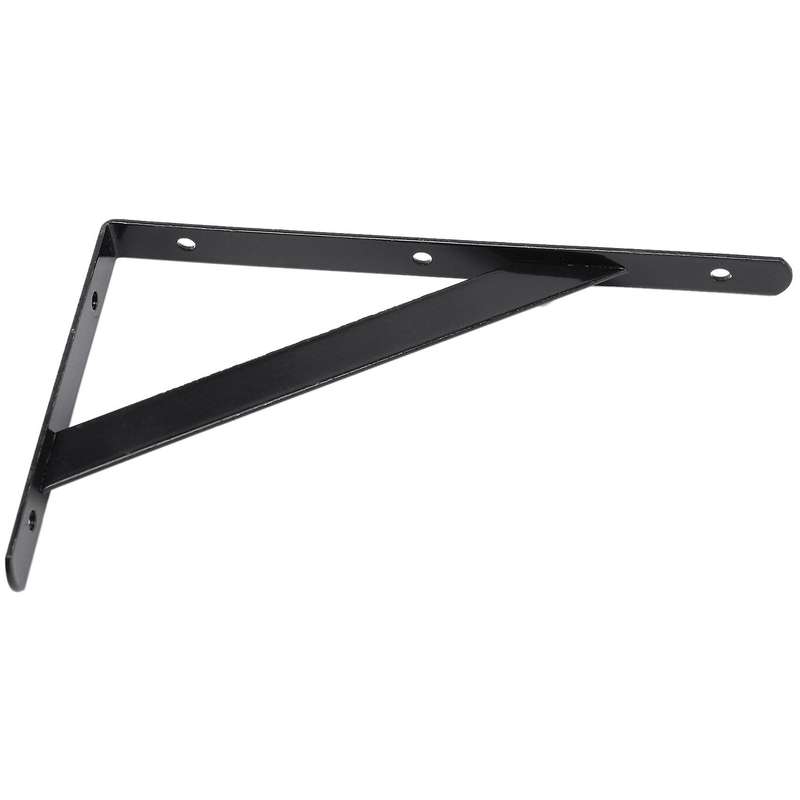 Shelf Bracket, Inch Shelf L Brackets 6-pack, Black 20 X 12cm