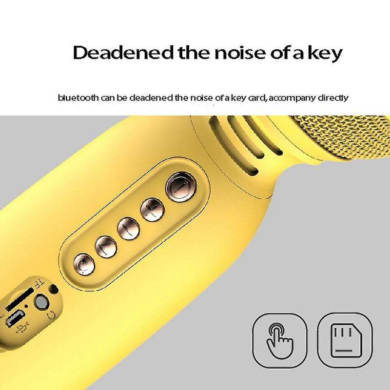 Microphone Child Hand Held Microphone for Mobile Phone Karaoke Blue