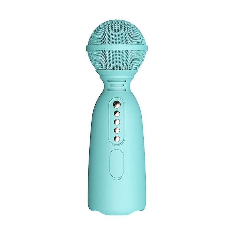 Microphone Child Hand Held Microphone for Mobile Phone Karaoke Blue