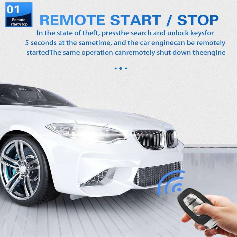 Car Wireless Remote Control Into Rfid One Click Start System Reminder