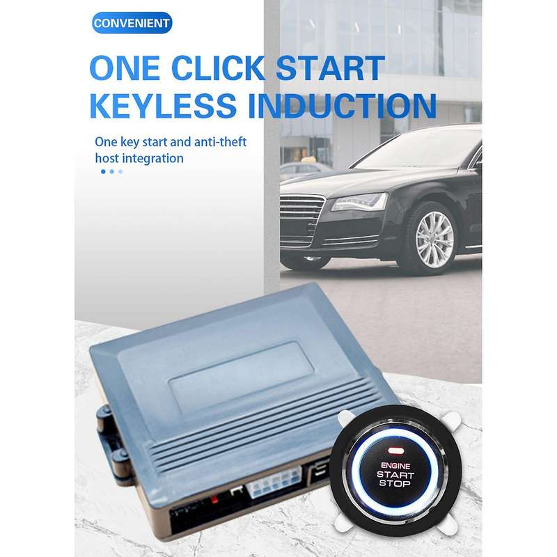 Car Wireless Remote Control Into Rfid One Click Start System Reminder