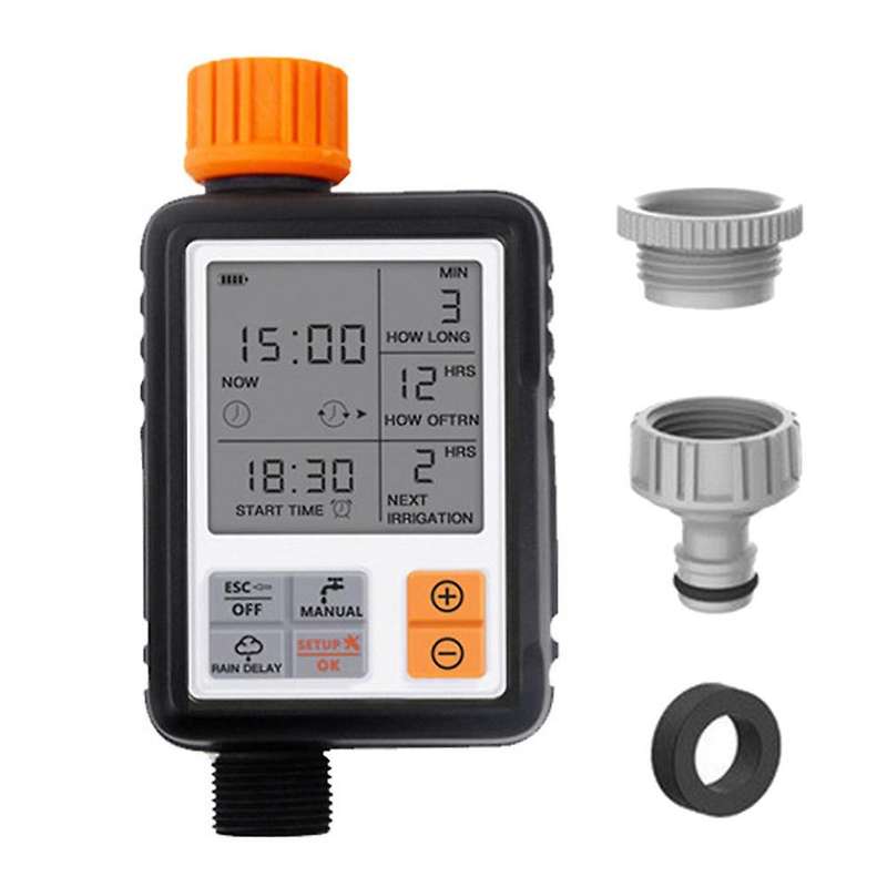 Automatic Programmable Digital Water Timer Large Screen for Garden