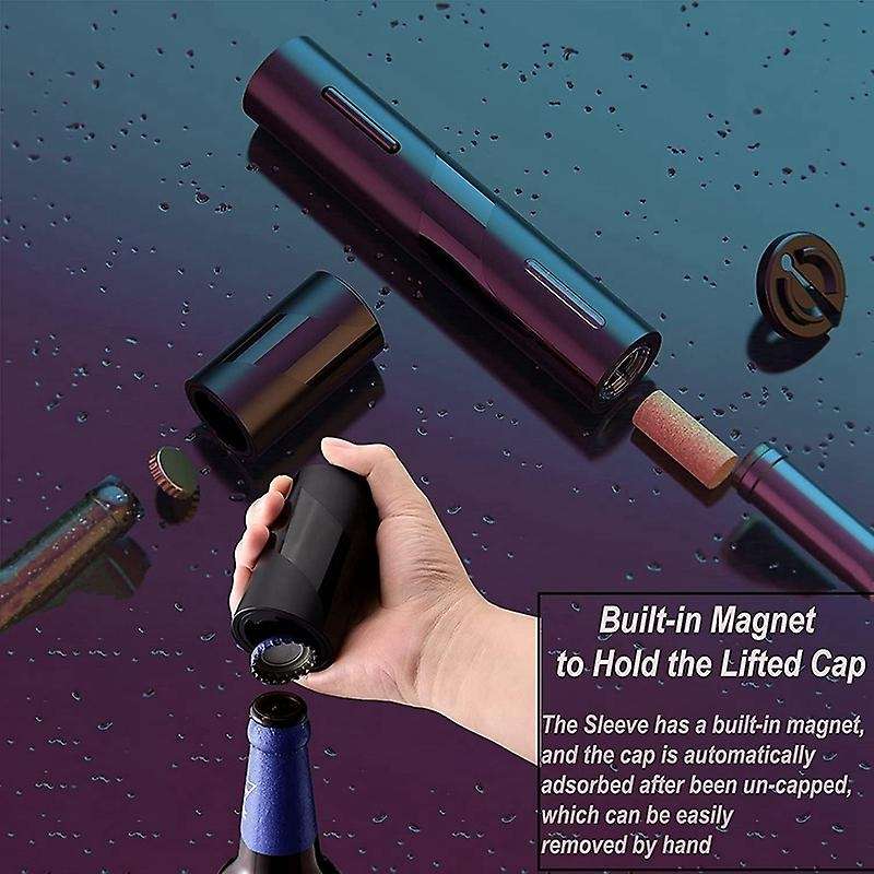 Bottle Opener Set with Electric Wine Opener and Automatic Beer Opener
