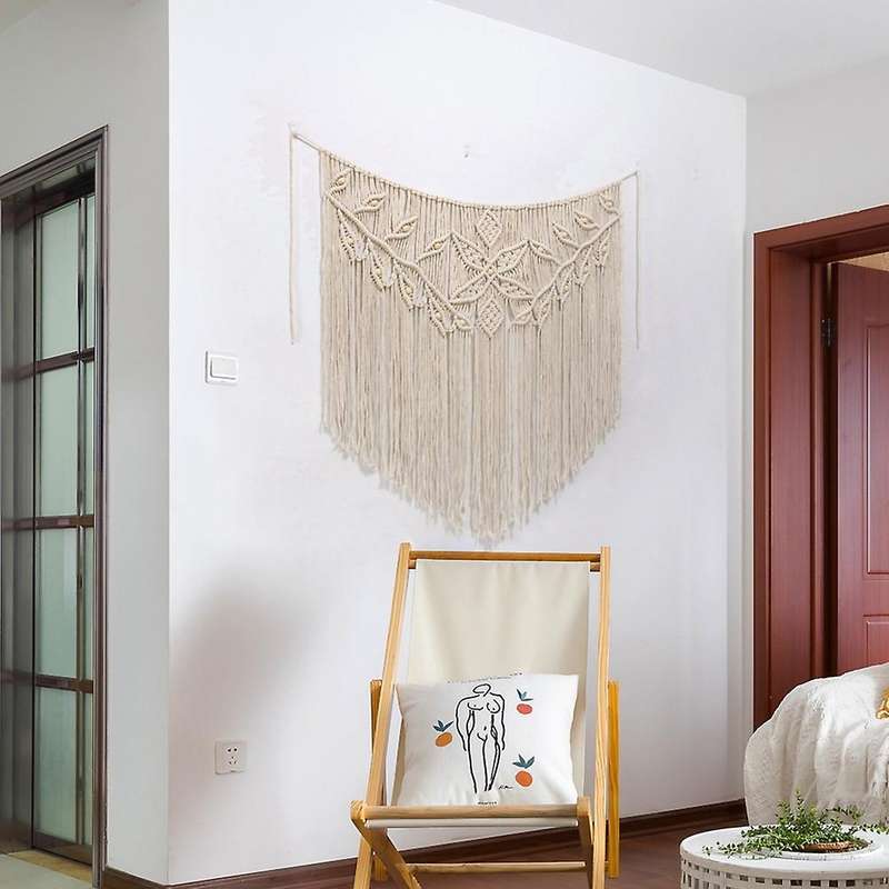 Handmade Woven Tapestry Boho Wedding Backdrop Wall Hanging Decor