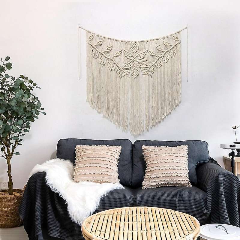 Handmade Woven Tapestry Boho Wedding Backdrop Wall Hanging Decor