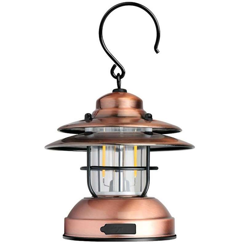 Mini Camping Lantern Retro Bronze Color for Garden Courtyard Campin
