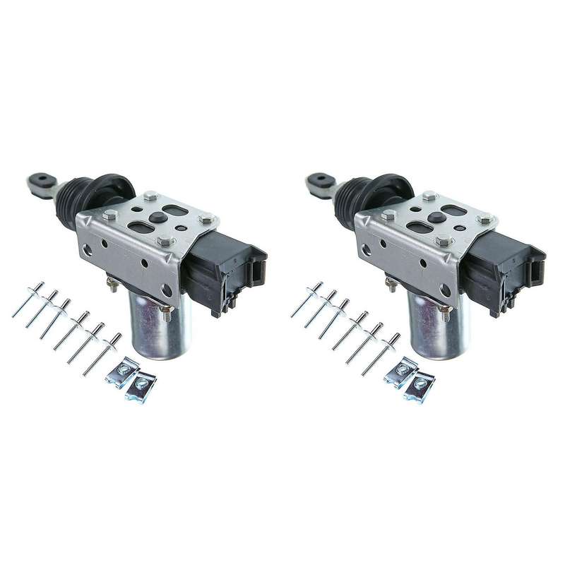 2x Power Door Lock Actuator Latch with Bracket for Chevrolet Pickup