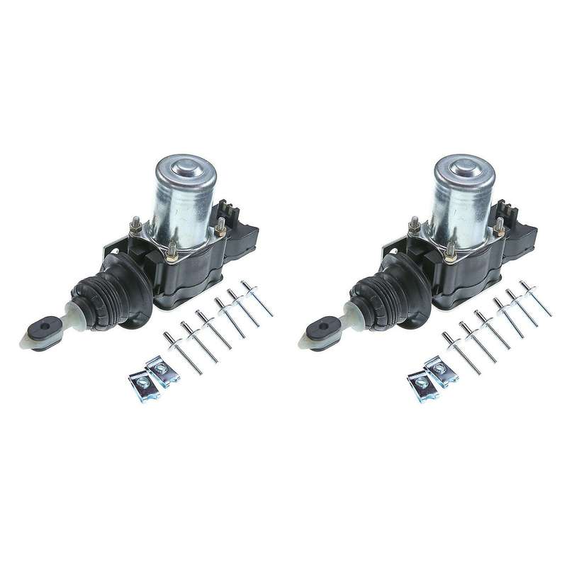 2x Power Door Lock Actuator Latch with Bracket for Chevrolet Pickup