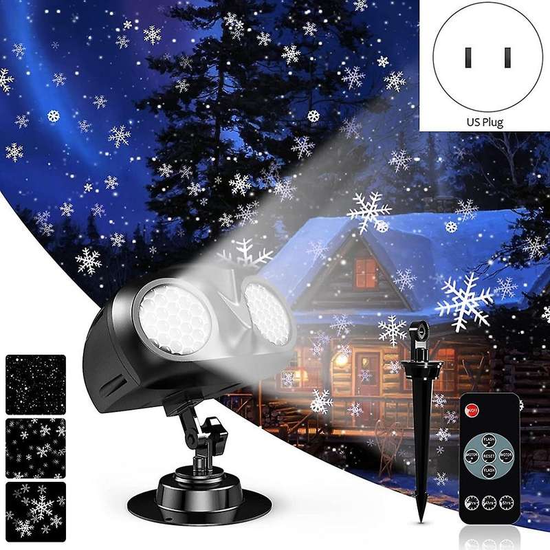 Christmas Lights Outdoor Christmas Projector Lights 4 Modes Us Plug