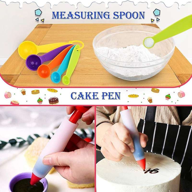 120-in-1 Cake Decorating Supplies Revolving Cake Turntable Diy Set