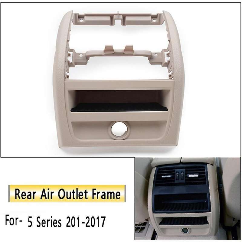 Car Rear Air Outlet Frame Ac Vent Grille For-bmw Beige White