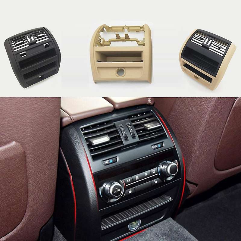 Car Rear Air Outlet Frame Ac Vent Grille For-bmw Beige White