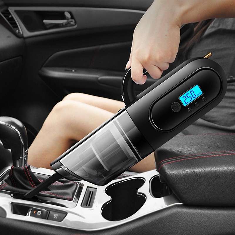 4 In 1 250w 25000pa Handheld Vacuum Cleaner with Led Light-black