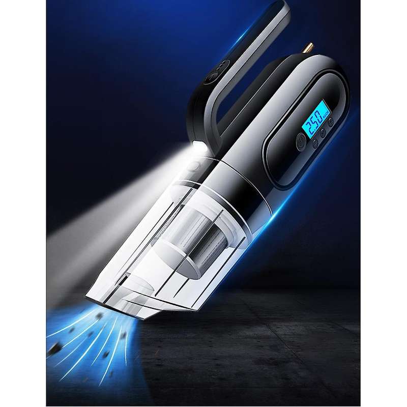 4 In 1 250w 25000pa Handheld Vacuum Cleaner with Led Light-black