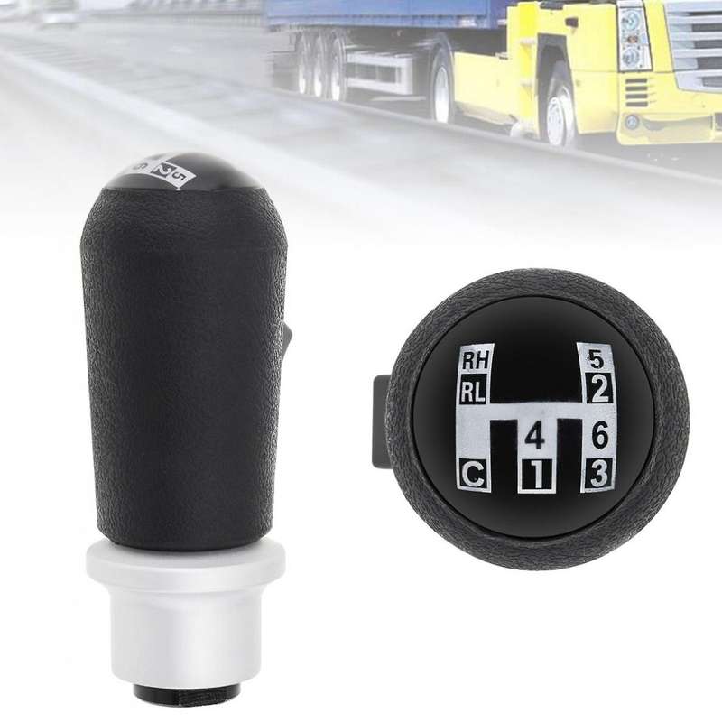 2x 6 Speed+r+c Car Gear Shift Knob Lever Stick Gear Shifter A
