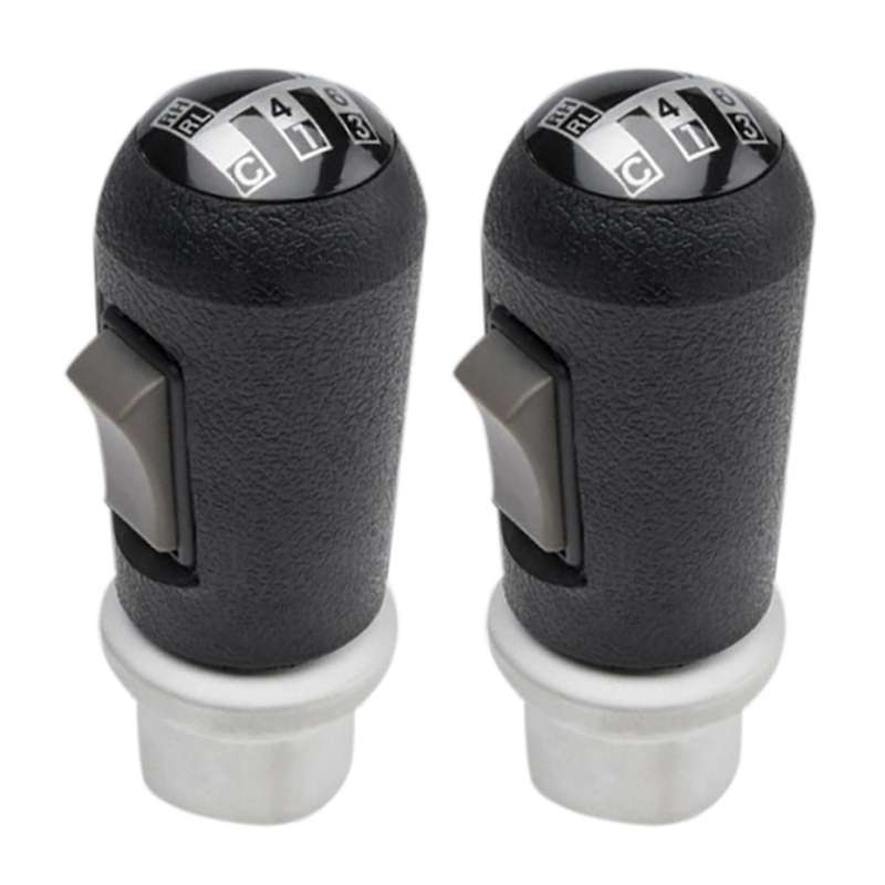 2x 6 Speed+r+c Car Gear Shift Knob Lever Stick Gear Shifter A