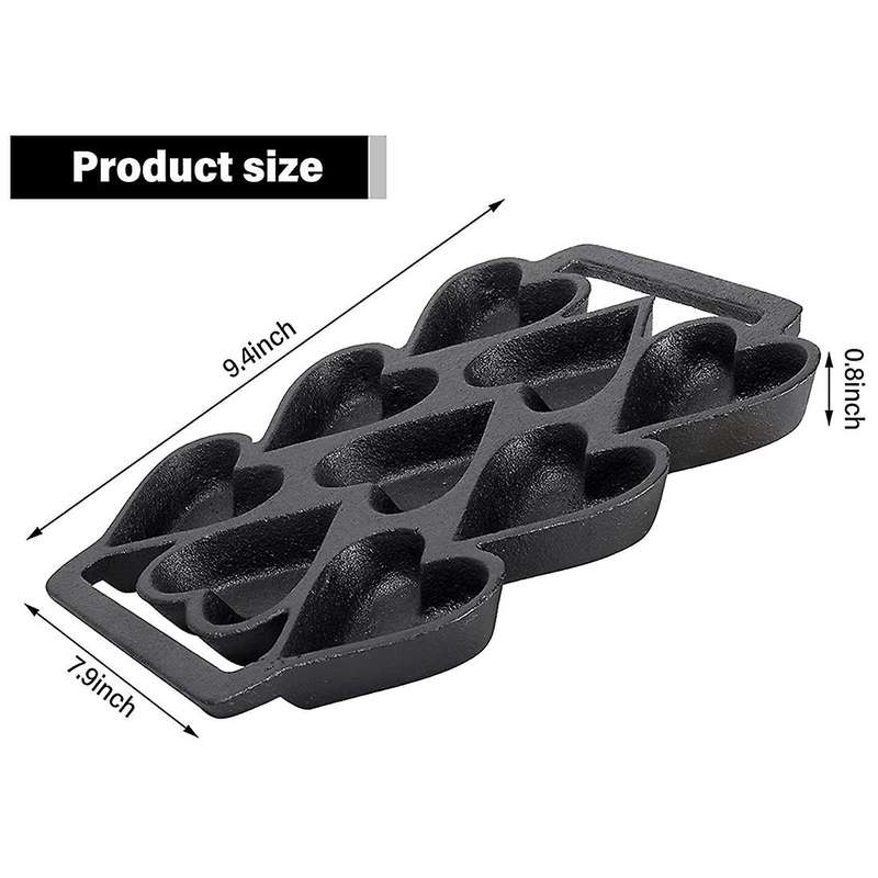 Heart Shaped Cake Pan Mold,for Biscuit Chocolate Egg Stuffed Pancake