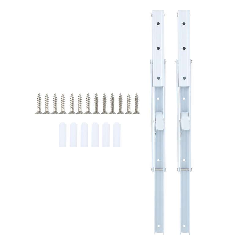 2pcs Folding Angle Bracket 20 Inch Triangle Shelf Heavy Support
