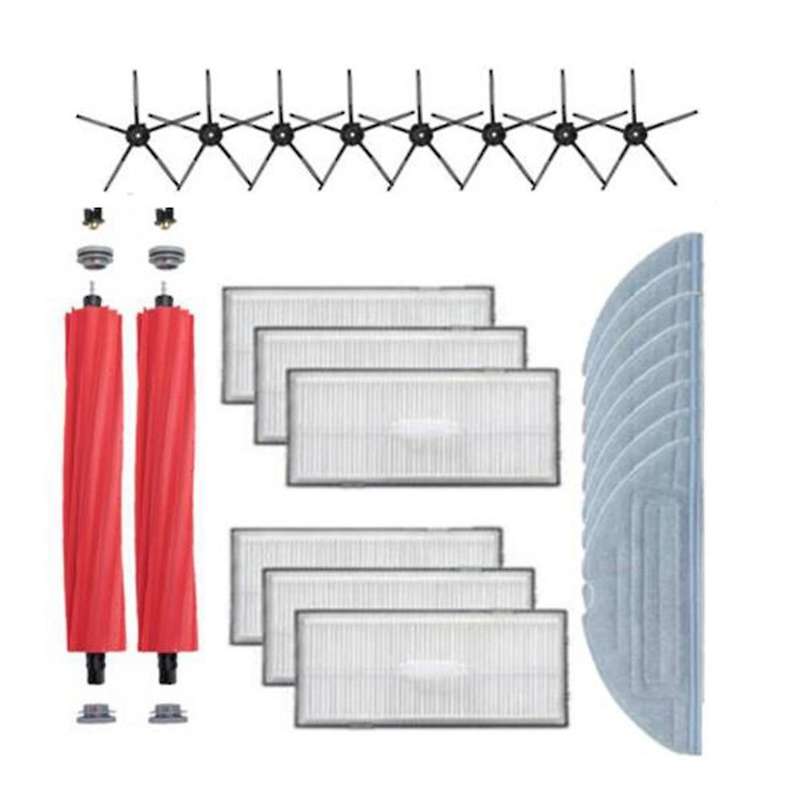 Main Side Brush Mops Cloths Hepa Filter Kit Vacuum Cleaner Spare
