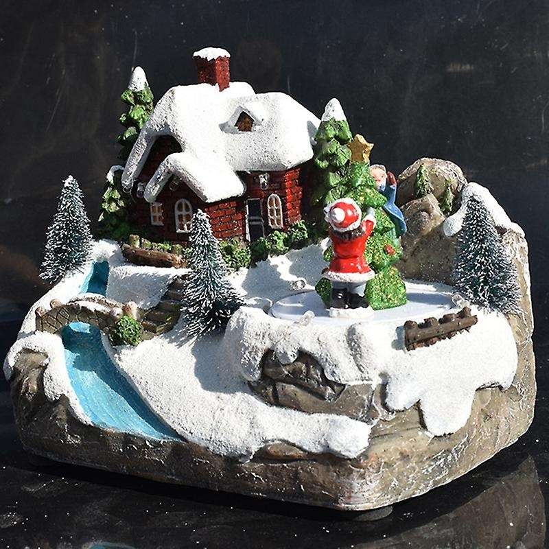 With Colorful Flashing Led Light Music Christmas Decoration Type A