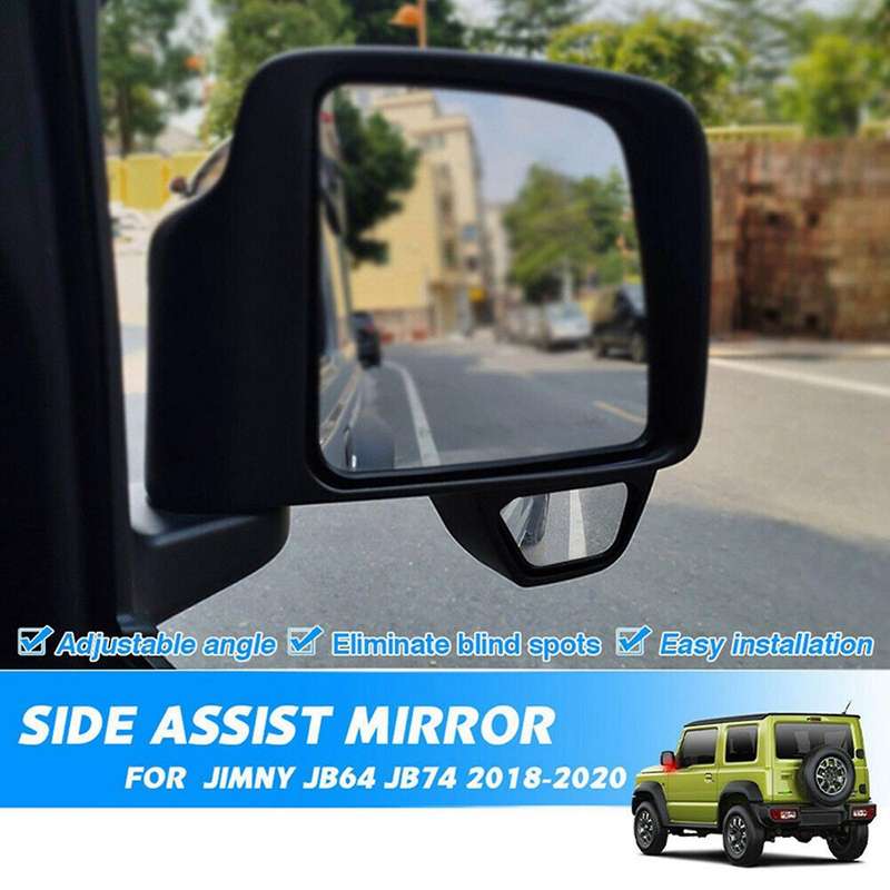 2x Car Blind Spot Assist Mirror Wide Angle Mirror Rearview Mirror