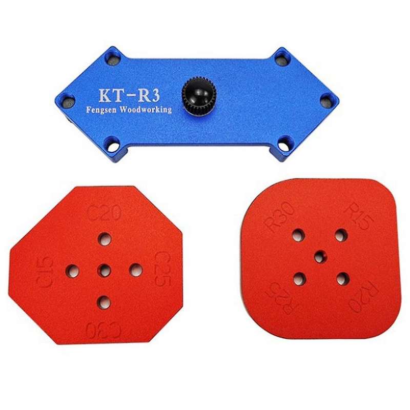 Router Table Corner Jig Templates Radius C/r Angle Locator for Wood