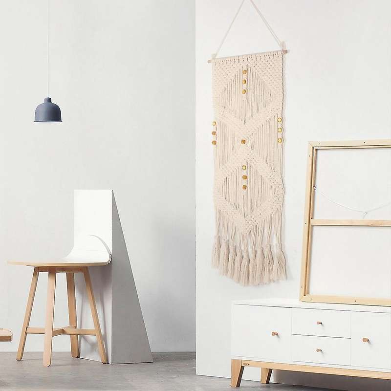 Macrame Wall Hanging Decor - for Apartment Dorm Room Decoration