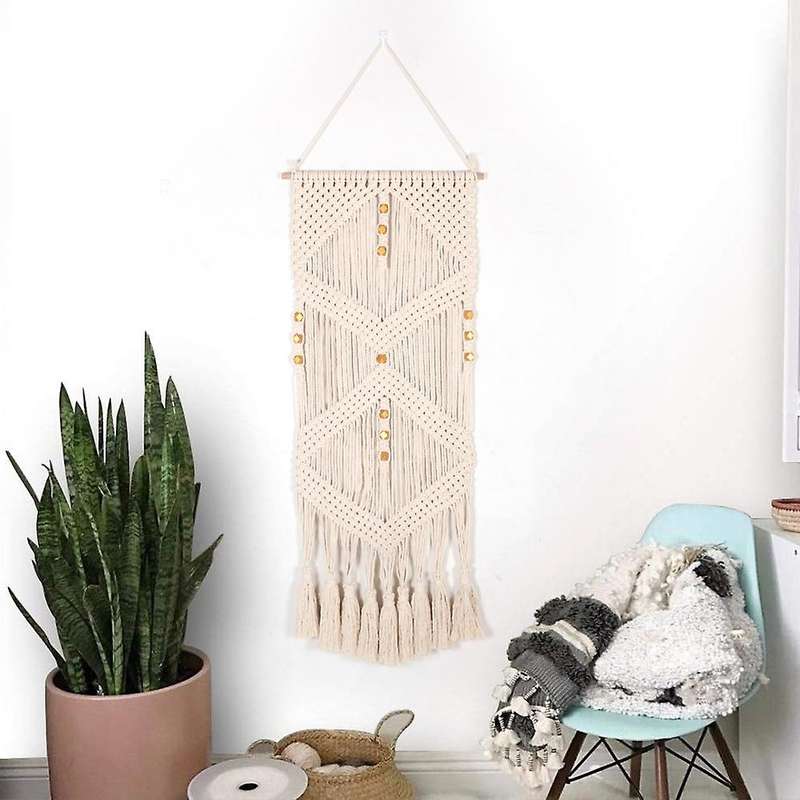 Macrame Wall Hanging Decor - for Apartment Dorm Room Decoration
