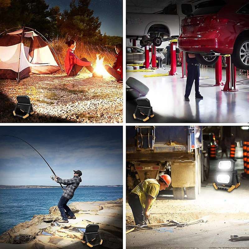 Foldable Led Work Light,360  Rotation,1450 Lumens,5000mah Power Bank