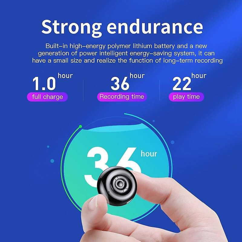 Q38 Voice Recorder Hd Noise Reduction Pendant Voice Recorder 16g