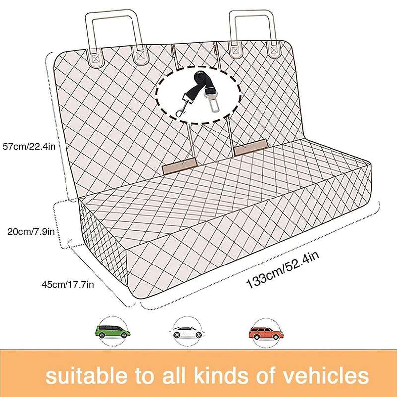 Dog Car Seat Cover Protector,waterproof for Most Cars, Trucks, Suv