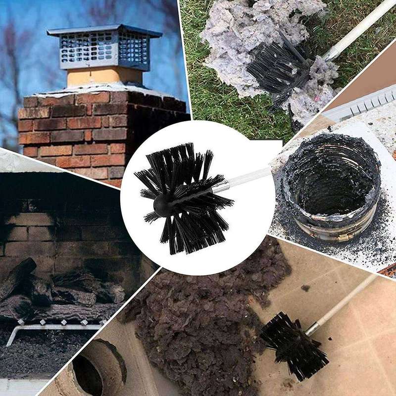 22 Pcs Duct Vent Cleaning Set,for Fireplace/dryer Vent /sewage Pipe