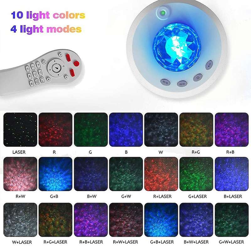 Night Light Projector 4 In 1 Galaxy Projector 85 Rotating