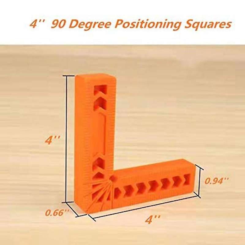 Square Angle Ruler Protractor 90 Degrees Right Angle Gauge 12pcs