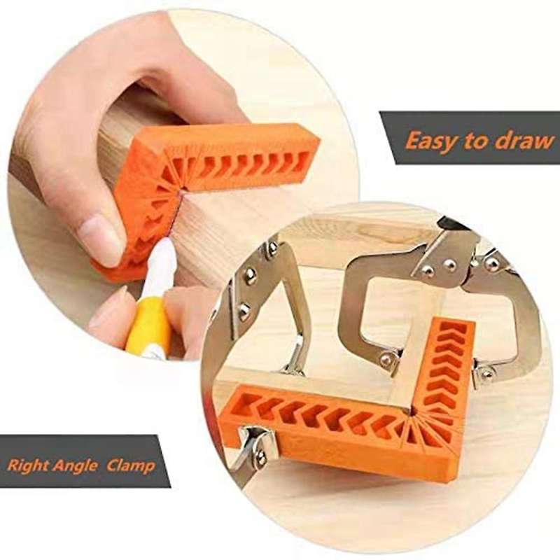 Square Angle Ruler Protractor 90 Degrees Right Angle Gauge 12pcs