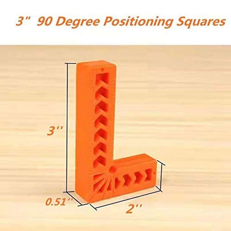 Square Angle Ruler Protractor 90 Degrees Right Angle Gauge 12pcs