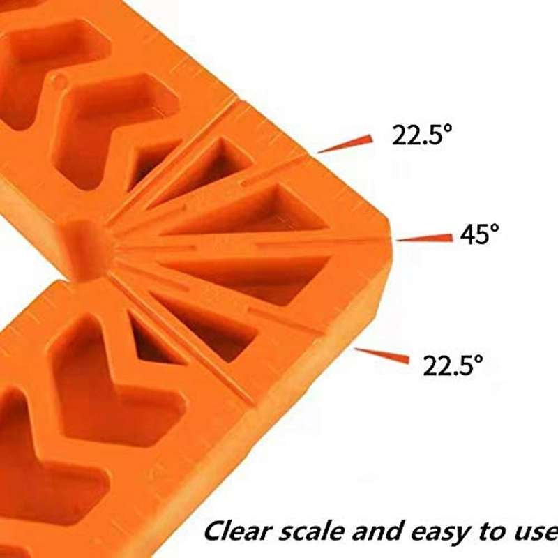 Square Angle Ruler Protractor 90 Degrees Right Angle Gauge 12pcs