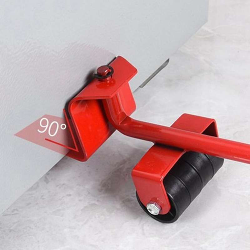 5pcs/set Cabinet Mover Transport Device Tool Trolley Caster Kit