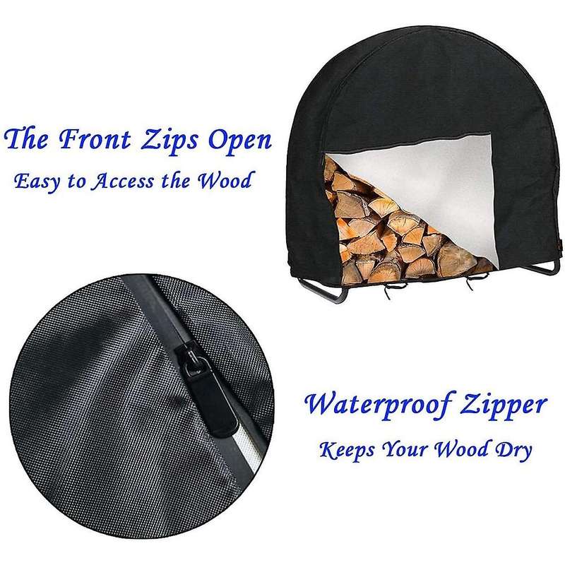 48-inch Waterproof Firewood Log Frame Cover for Outdoor Use