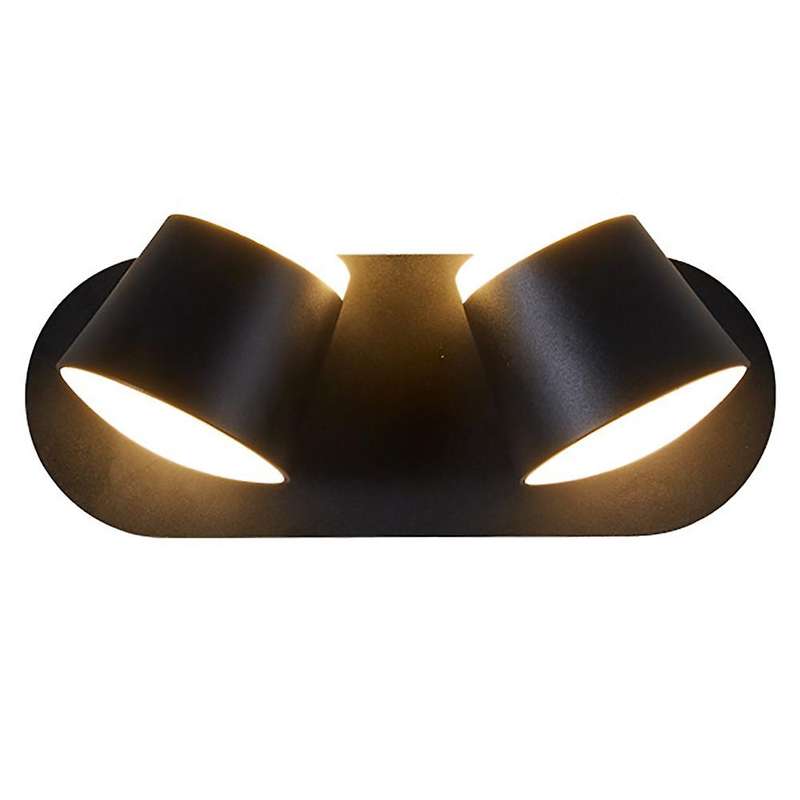 Led Wall Light Reading Lamp Indoor Wall Lamp Modern Warm Up Black
