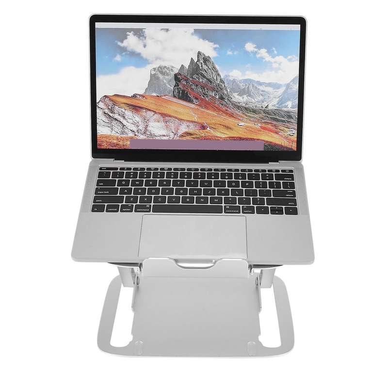 Laptop Stand for Desk, Ergonomic Computer , for All Laptops, Silver