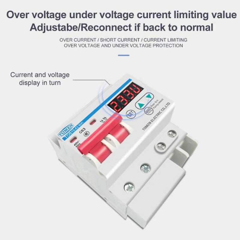 Wifi Circuit Breaker Switch By Ewelink with Voltage Current Lcd