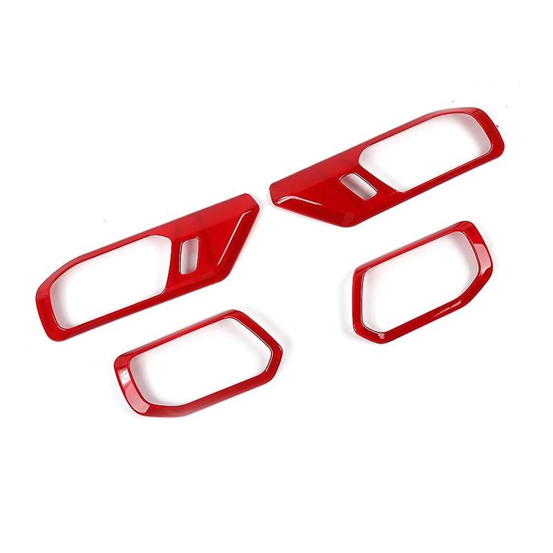 Door Inner Handle Cover Stickers for Ford Bronco 21-22,red