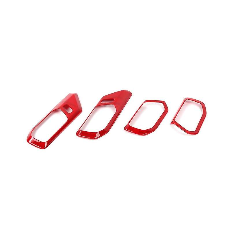 Door Inner Handle Cover Stickers for Ford Bronco 21-22,red