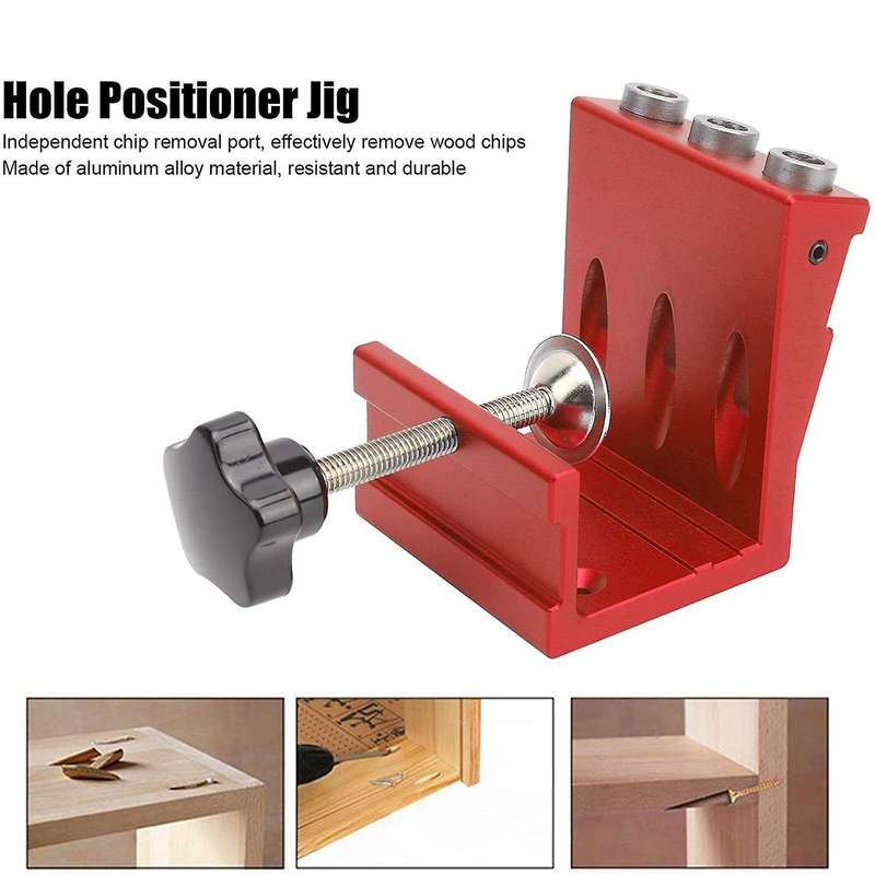 Three-hole Oblique Hole Tool Woodworking Oblique Hole Locator