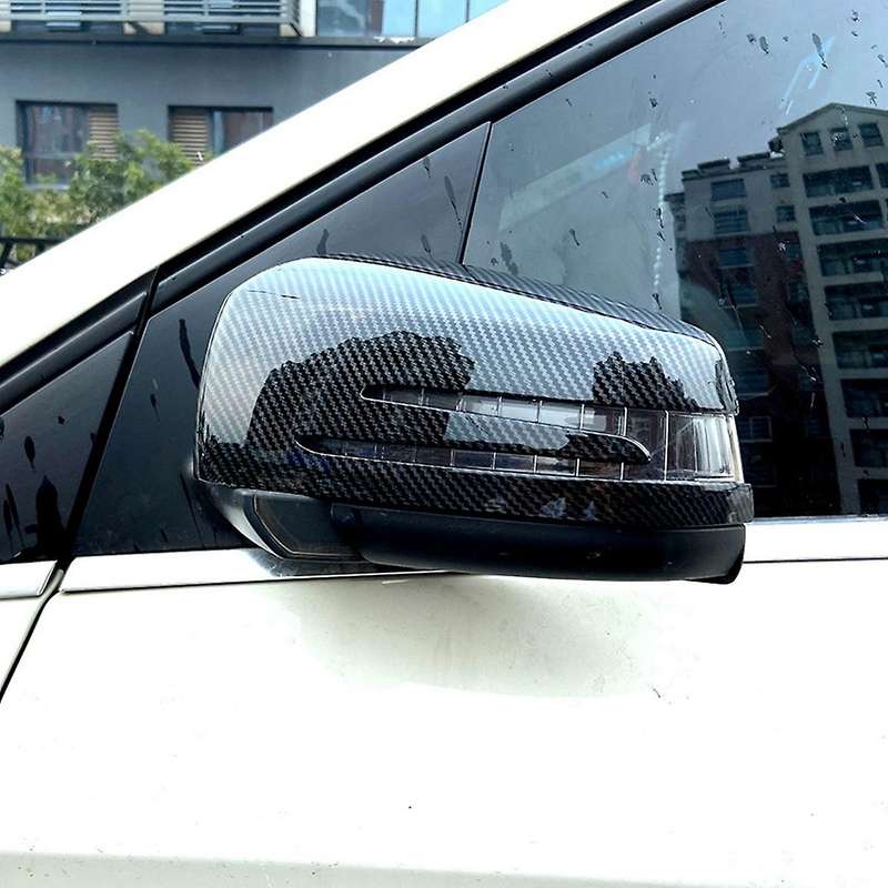 For Mercedes Benz W176 C117 Carbon Fiber Abs Rear View Mirror Cover