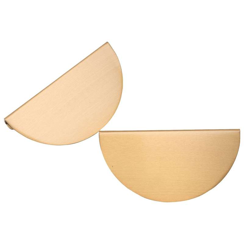 1 Set 140mm Semicircle Solid Brass Cabinet Knobs and Handles Drawer