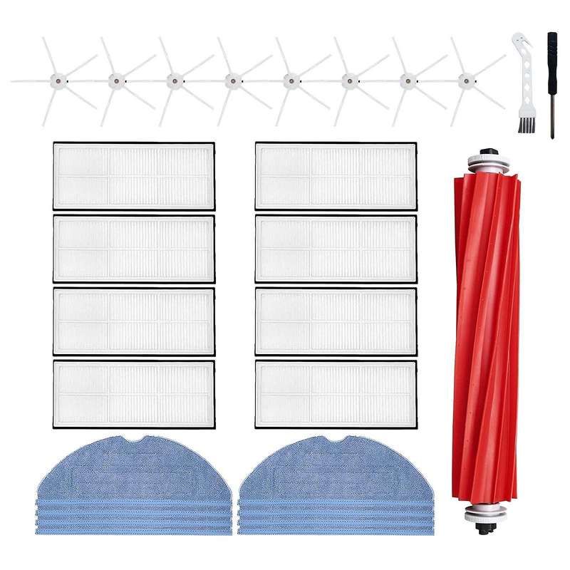 27pcs for Xiaomi Roborock S7 T7s T7s Plus Main Side Brush Hepa Filter